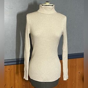 Chico’s sparkling rib knit turtleneck